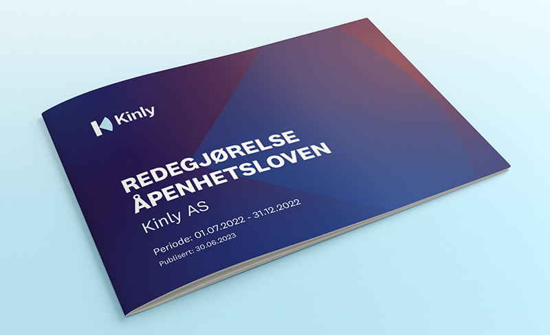 Kinly Redegjørelse Åpenhetsloven 2023