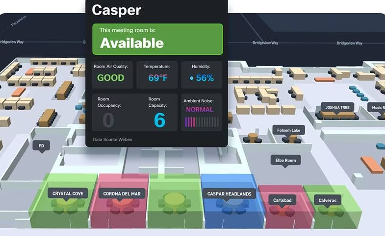 Cisco Spaces floorplan view