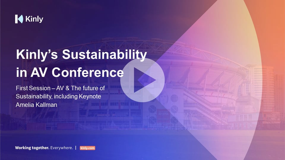 AV & The Future of Sustainability with Amelia Kallman – Sustainability in AV Conference